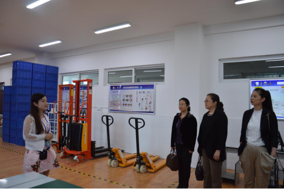 参观实训室